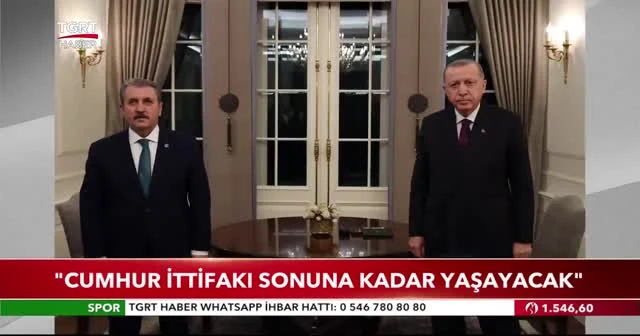 Bahçeli: Cumhur ittifakı sonuna kadar yaşayacak