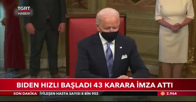 Biden göreve hızlı başladı