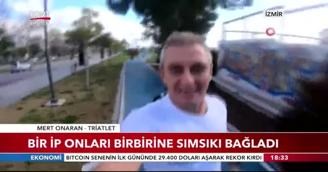 Bir ip onları birbirine sımsıkı bağladı