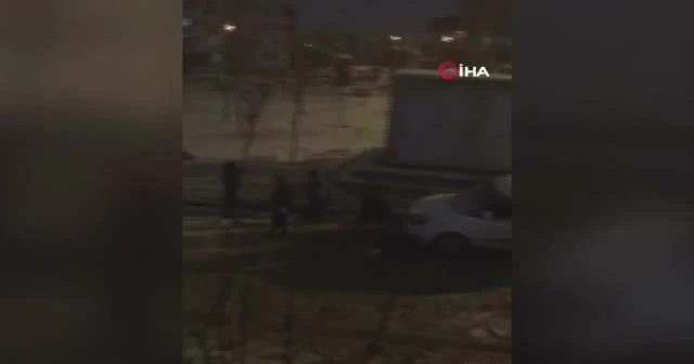 Çalgılı çengili kar kutlaması