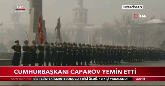 Caparov’dan yemin töreninde Türkiye vurgusu