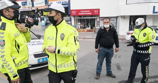 Ceza yiyen sürücü, basın mensuplarına kızdı