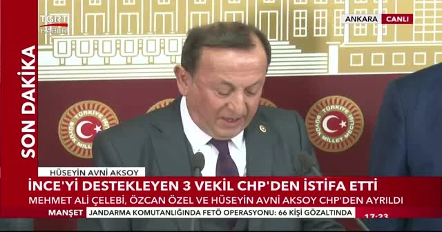 CHP'de Muharrem İnce depremi