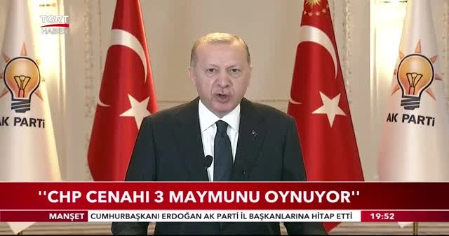 Erdoğan'dan CHP'ye tepki: 3 maymunu oynuyorlar