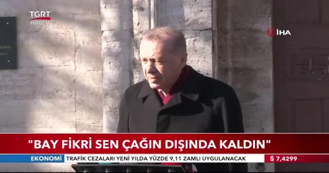 Cumhurbaşkanı Erdoğan’dan Fikri Sağlar’a tepki