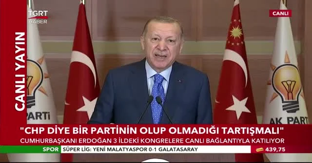Cumhurbaşkanı Erdoğan: Şu anda CHP'de tek adamcağız siyaseti işliyor