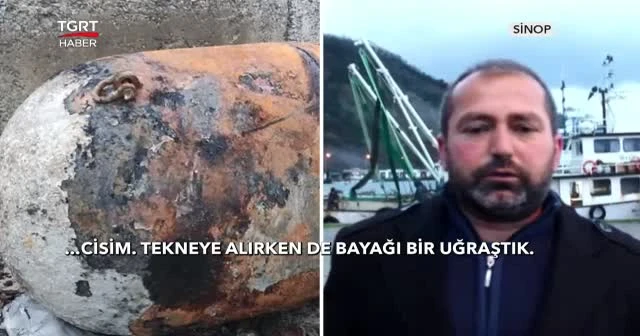 Denizden mayın çıktı