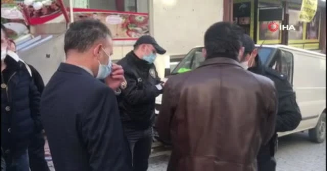 Esenyurt’ta kısıtlama günü ilginç olay, polisten böyle kaçmaya çalıştı