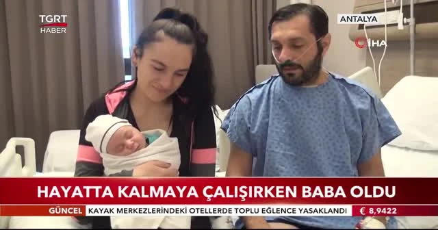 Hayatta kalmaya çalışırken baba oldu