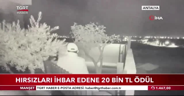 Hırsızları ihbar edene 20 bin TL ödül