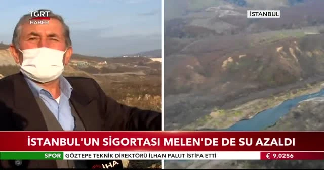 İstanbul'un sigortası Melen’de de su azaldı