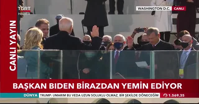 Joe Biden yemin etti