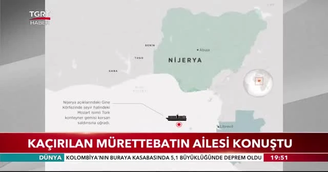 Kaçırılan mürettebatın ailesi konuştu