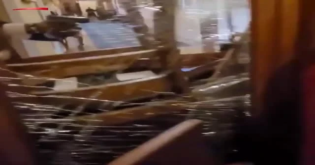 Kongre binasında böyle vuruldu