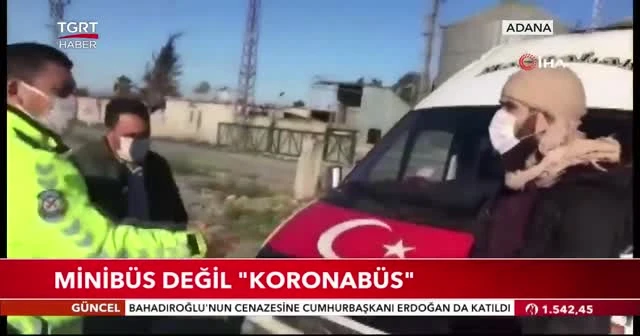 Minibüs değil "koronabüs"