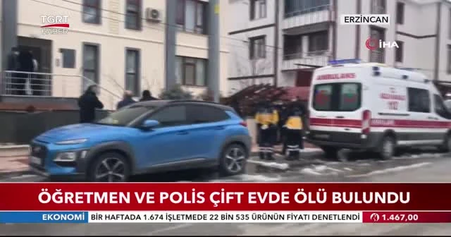 Öğretmen ve polis çift evde ölü bulundu