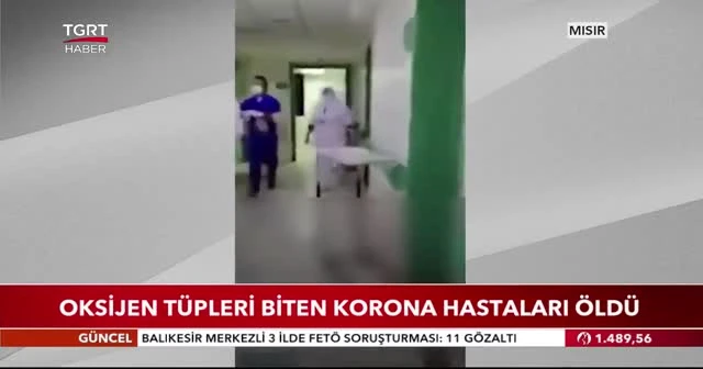 Oksijen tüpleri biten korona hastaları öldü