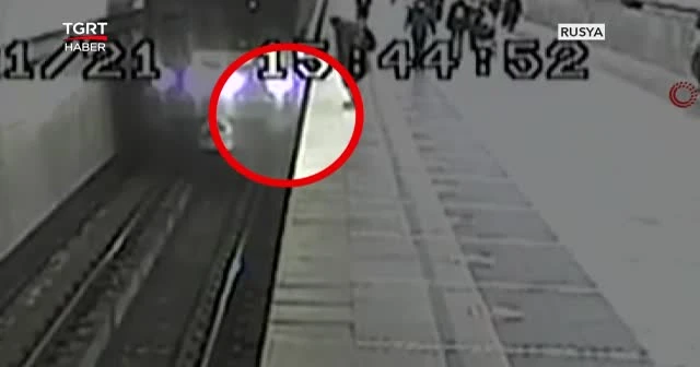 Raylara düşen çocuk ölümden döndü