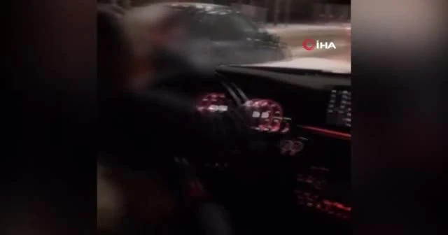 Rusya'da sorumsuz baba 2 yaşındaki çocuğuna araba kullandırdı