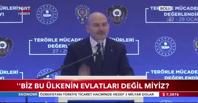 Süleyman Soylu: Allah rızası için bir cümle bahset