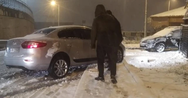 Sürücüler zor anlar yaşadı