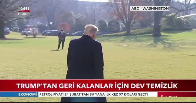 Trump'tan geri kalanlar için dev temizlik