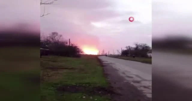 Ukrayna’da gaz boru hattında büyük patlama