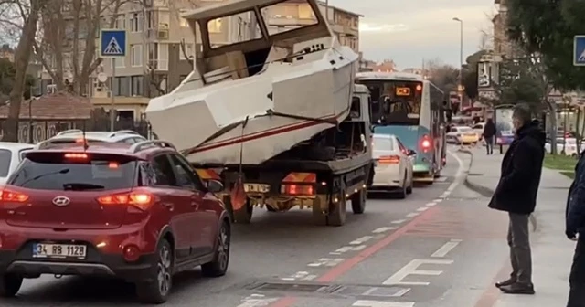 Üsküdar’da ilginç görüntü
