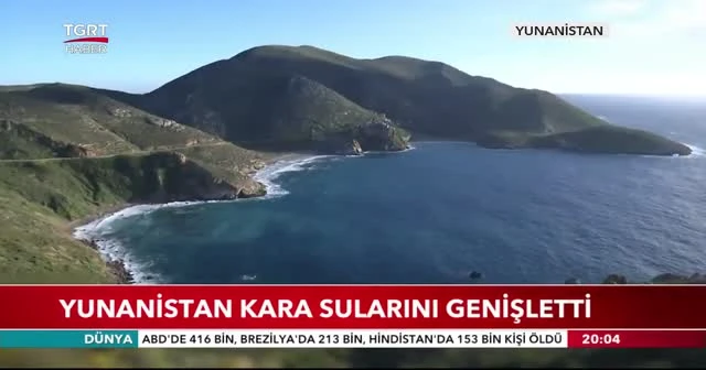 Yunanistan kara sularını genişletti