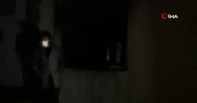 10 katlı binada yangın paniği