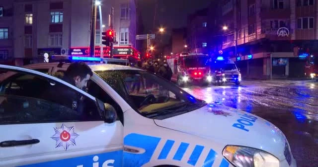 4 katlı binanın çatısı yandı