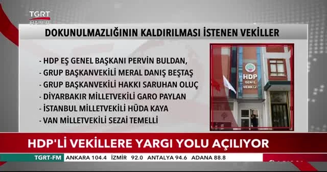 9 HDP’li vekile Kobani fezlekesi