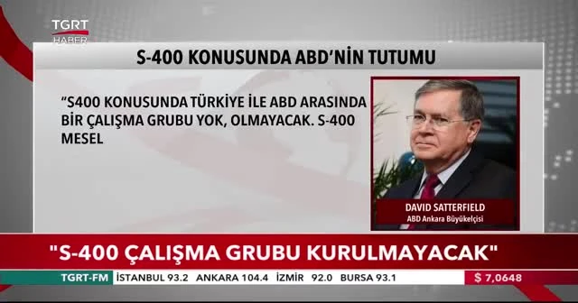 ABD'den dikkat çeken S-400 açıklaması