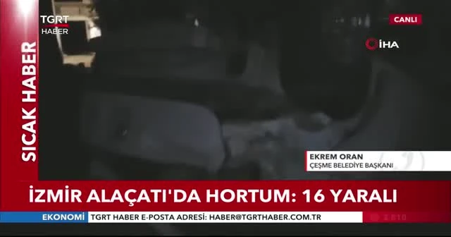 Alaçatı'da hortum