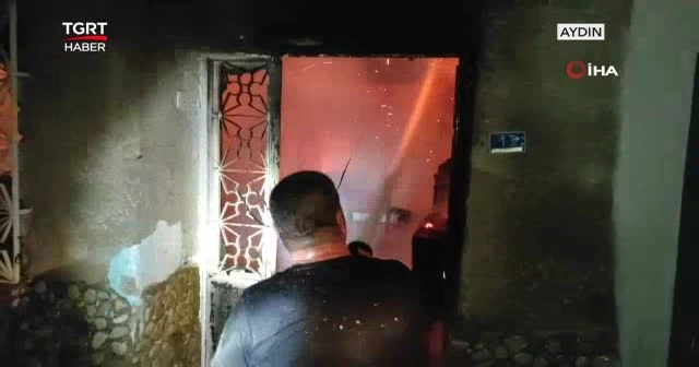 Alevler iki evi birden sardı