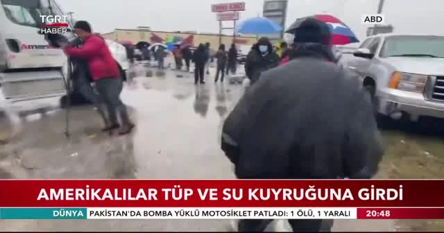 Amerikalılar tüp ve su kuyruğuna girdi
