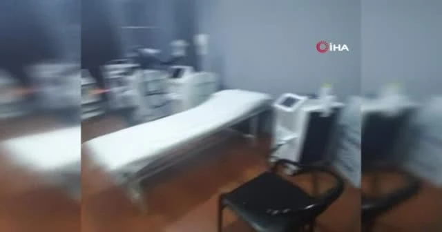 Apartman dairesindeki kaçak hastaneye baskın