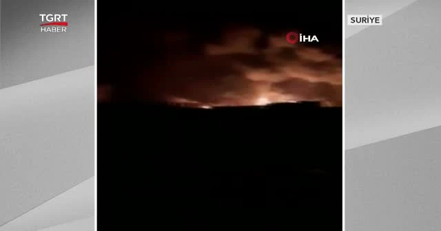 Atılan füze akaryakıt istasyonuna düştü