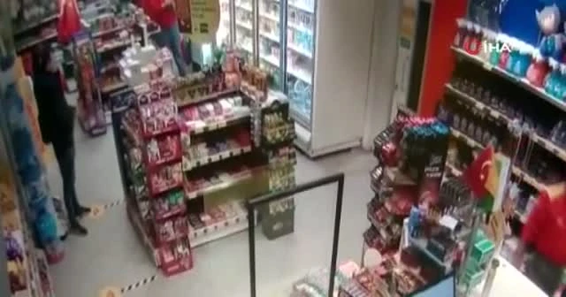 Benzin istasyonunda silahlı soygun