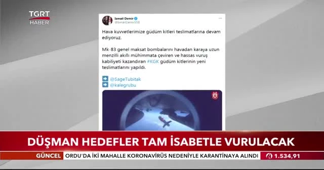 Bombaları akıllı mühimmata çeviren kit