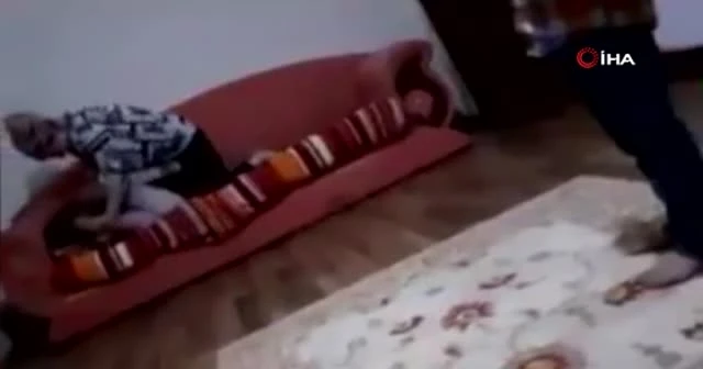 Çocuğuna şiddet uygulayan kadına büyük tepki