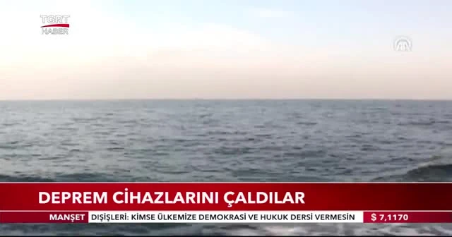 Deprem cihazlarını çaldılar