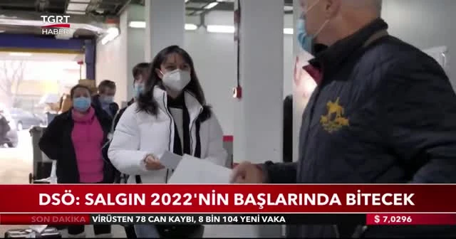 DSÖ: Salgın 2022'nin başlarında bitecek