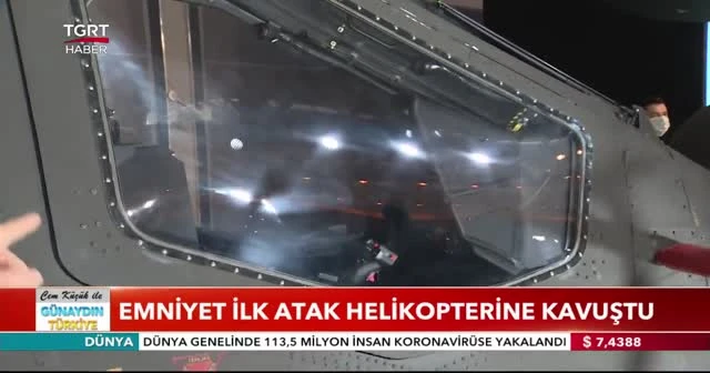Emniyet ilk atak helikopterine kavuştu