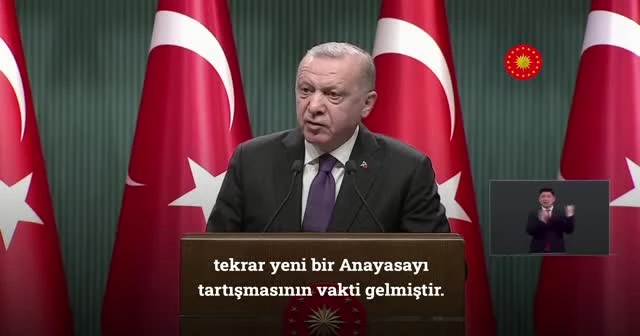 Erdoğan'dan yeni Anayasa paylaşımı