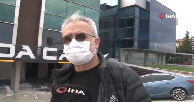 Florya’da dev vinçin devrilmesi kamerada