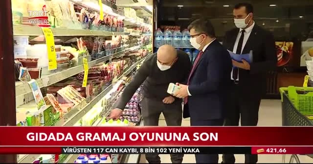 Gıdada gramaj oyununa son