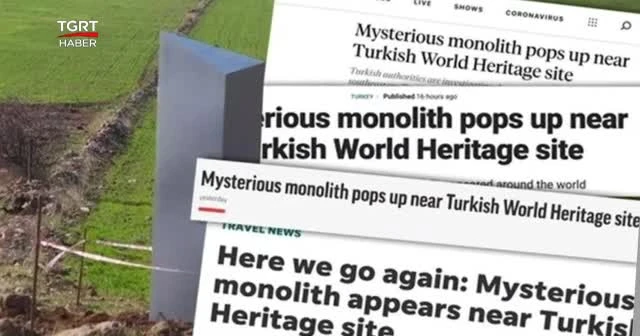 Göbeklitepe'deki Monolit dış basında