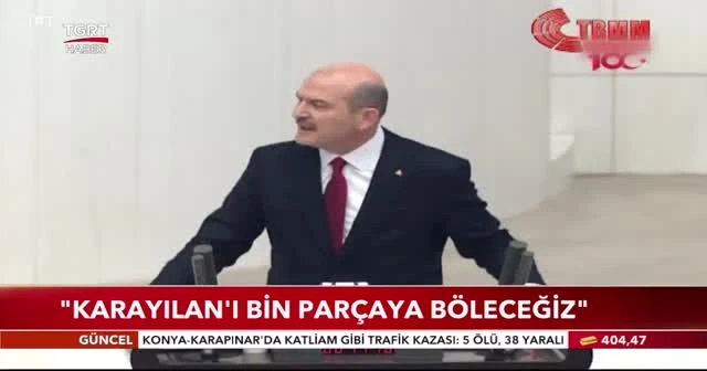İçişleri Bakanı Soylu: Karayılan'ı bin parçaya böleceğiz