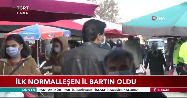 İlk normalleşen Bartın oldu